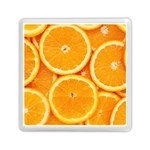 Oranges Textures, Close-up, Tropical Fruits, Citrus Fruits, Fruits Memory Card Reader (Square)