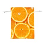 Oranges Textures, Close-up, Tropical Fruits, Citrus Fruits, Fruits Lightweight Drawstring Pouch (L)