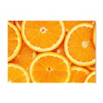 Oranges Textures, Close-up, Tropical Fruits, Citrus Fruits, Fruits Crystal Sticker (A4)