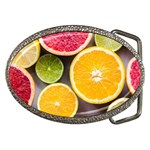 Oranges, Grapefruits, Lemons, Limes, Fruits Belt Buckles