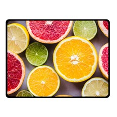 Oranges, Grapefruits, Lemons, Limes, Fruits Two Sides Fleece Blanket (Small) from UrbanLoad.com 45 x34  Blanket Back