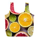 Oranges, Grapefruits, Lemons, Limes, Fruits Full Print Recycle Bag (L)