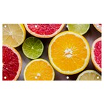 Oranges, Grapefruits, Lemons, Limes, Fruits Banner and Sign 7  x 4 