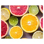 Oranges, Grapefruits, Lemons, Limes, Fruits Premium Plush Fleece Blanket (Medium)