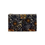 Paisley Texture, Floral Ornament Texture Cosmetic Bag (Small)