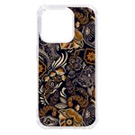 Paisley Texture, Floral Ornament Texture iPhone 14 Pro TPU UV Print Case