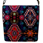 Pattern, Ornament, Motif, Colorful Flap Closure Messenger Bag (S)