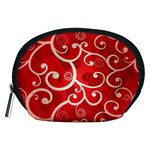 Patterns, Corazones, Texture, Red, Accessory Pouch (Medium)