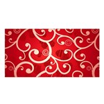 Patterns, Corazones, Texture, Red, Satin Shawl 45  x 80 