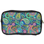 Patterns, Green Background, Texture Toiletries Bag (Two Sides)