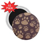 Paws Patterns, Creative, Footprints Patterns 2.25  Magnets (10 pack) 