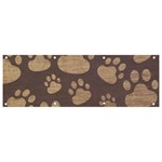 Paws Patterns, Creative, Footprints Patterns Banner and Sign 9  x 3 