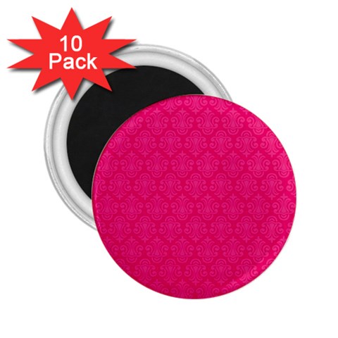 Pink Pattern, Abstract, Background, Bright, Desenho 2.25  Magnets (10 pack)  from UrbanLoad.com Front