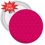 Pink Pattern, Abstract, Background, Bright, Desenho 3  Buttons (100 pack) 