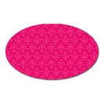 Pink Pattern, Abstract, Background, Bright, Desenho Oval Magnet