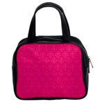 Pink Pattern, Abstract, Background, Bright, Desenho Classic Handbag (Two Sides)