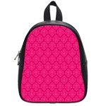 Pink Pattern, Abstract, Background, Bright, Desenho School Bag (Small)