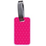Pink Pattern, Abstract, Background, Bright, Desenho Luggage Tag (two sides)