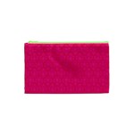 Pink Pattern, Abstract, Background, Bright, Desenho Cosmetic Bag (XS)