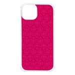 Pink Pattern, Abstract, Background, Bright, Desenho iPhone 13 TPU UV Print Case