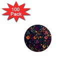 Random, Abstract, Forma, Cube, Triangle, Creative 1  Mini Magnets (100 pack) 
