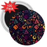 Random, Abstract, Forma, Cube, Triangle, Creative 3  Magnets (100 pack)