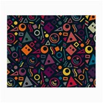 Random, Abstract, Forma, Cube, Triangle, Creative Small Glasses Cloth (2 Sides)