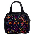 Random, Abstract, Forma, Cube, Triangle, Creative Classic Handbag (Two Sides)