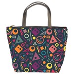 Random, Abstract, Forma, Cube, Triangle, Creative Bucket Bag