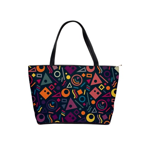 Random, Abstract, Forma, Cube, Triangle, Creative Classic Shoulder Handbag from UrbanLoad.com Front