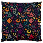 Random, Abstract, Forma, Cube, Triangle, Creative Large Cushion Case (One Side)