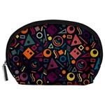 Random, Abstract, Forma, Cube, Triangle, Creative Accessory Pouch (Large)