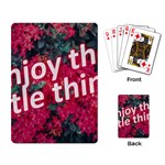 Indulge in life s small pleasures  Playing Cards Single Design (Rectangle)