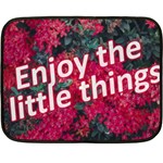 Indulge in life s small pleasures  Fleece Blanket (Mini)