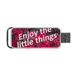 Indulge in life s small pleasures  Portable USB Flash (One Side)