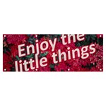 Indulge in life s small pleasures  Banner and Sign 8  x 3 