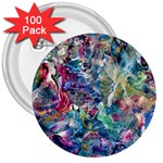 Abstract confluence 3  Buttons (100 pack) 