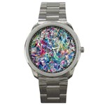 Abstract confluence Sport Metal Watch