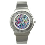 Abstract confluence Stainless Steel Watch