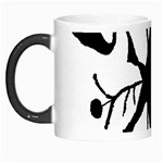 Black Silhouette Artistic Hand Draw Symbol Wb Morph Mug