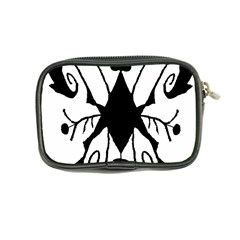 Black Silhouette Artistic Hand Draw Symbol Wb Coin Purse from UrbanLoad.com Back