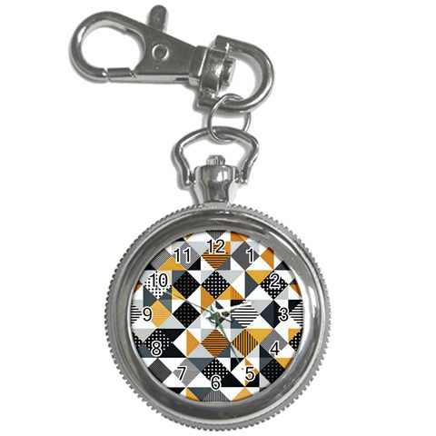 Pattern Tile Squares Triangles Seamless Geometry Key Chain Watches from UrbanLoad.com Front