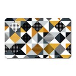 Pattern Tile Squares Triangles Seamless Geometry Magnet (Rectangular)