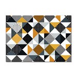 Pattern Tile Squares Triangles Seamless Geometry Sticker A4 (10 pack)