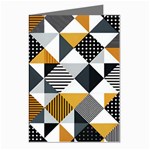 Pattern Tile Squares Triangles Seamless Geometry Greeting Cards (Pkg of 8)
