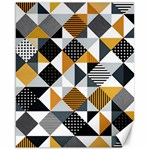 Pattern Tile Squares Triangles Seamless Geometry Canvas 16  x 20 