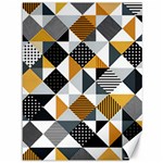 Pattern Tile Squares Triangles Seamless Geometry Canvas 36  x 48 