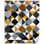 Pattern Tile Squares Triangles Seamless Geometry Canvas 11  x 14 