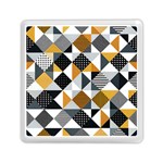 Pattern Tile Squares Triangles Seamless Geometry Memory Card Reader (Square)