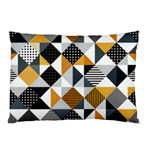 Pattern Tile Squares Triangles Seamless Geometry Pillow Case (Two Sides)